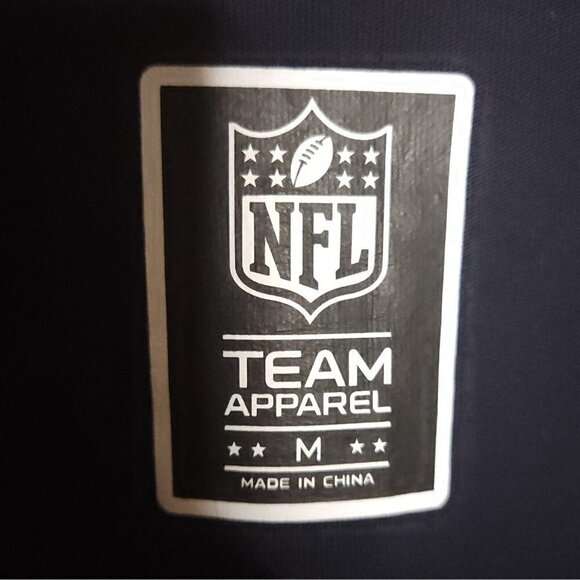 NFL Womens Denver Broncos Navy Blue Distressed Look Shirt Medium - Picture 4 of 6